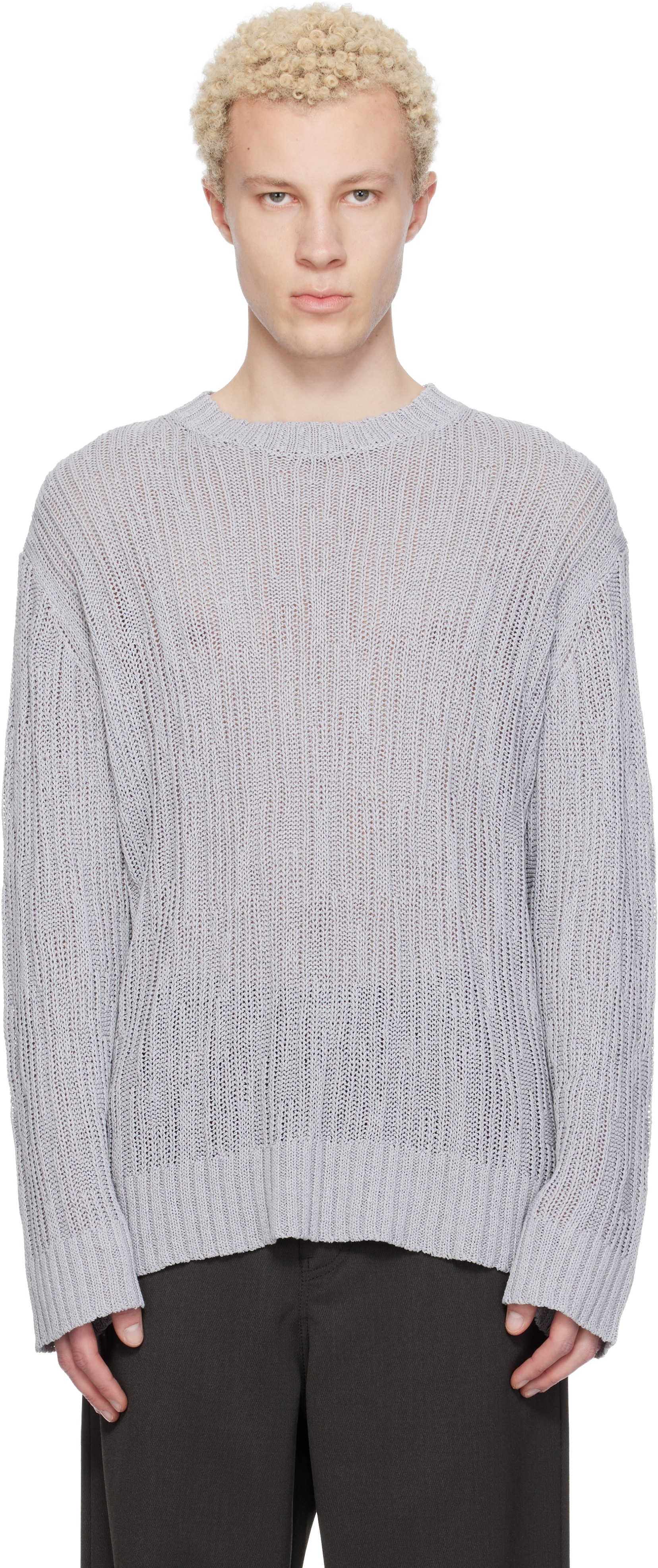 Gray Twig Sweater