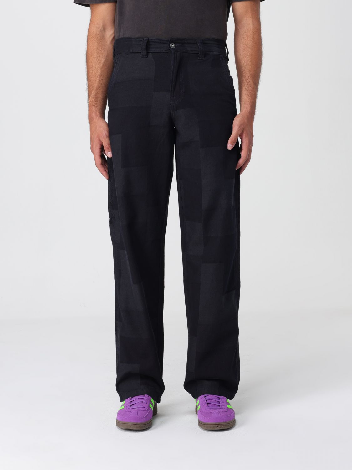 Pants Men color Blue