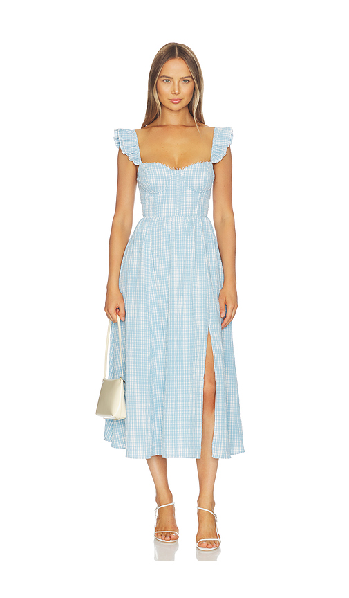 ASTR the Label Wedelia Dress in Baby Blue. S. Also in XS, M