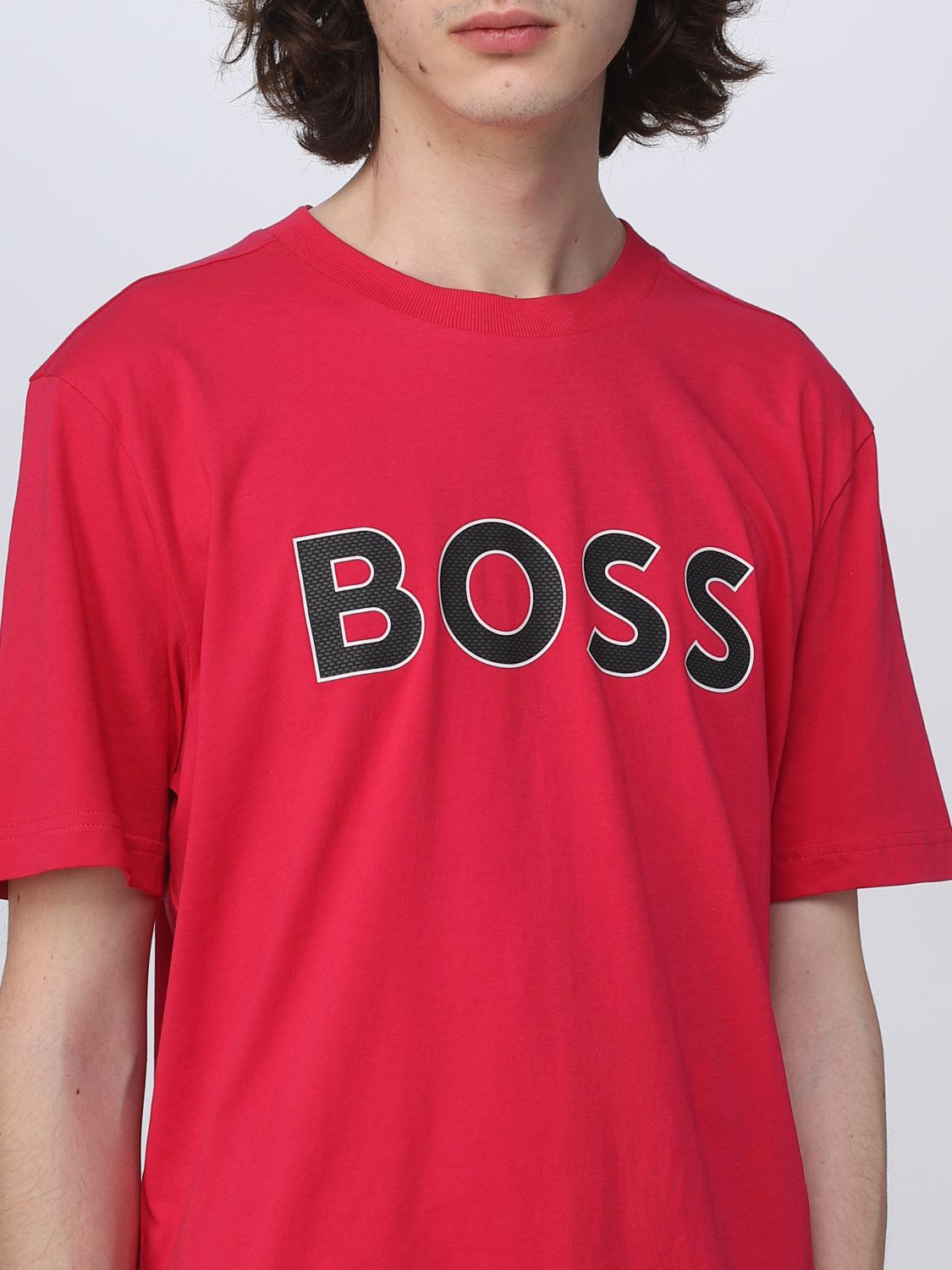 T-Shirt Men color Fuchsia