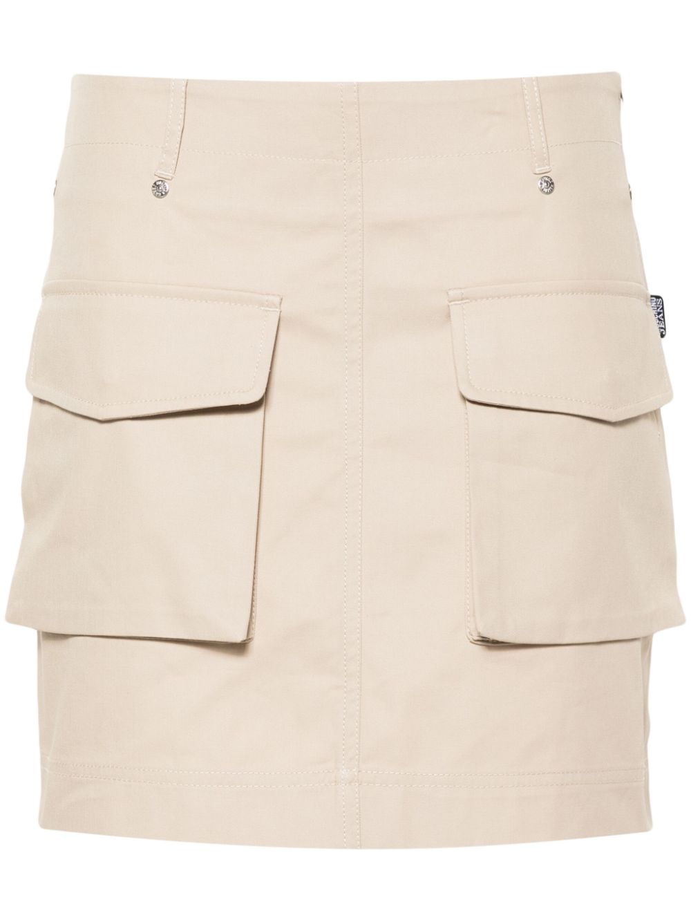 Cargo-pockets miniskirt - Neutrals