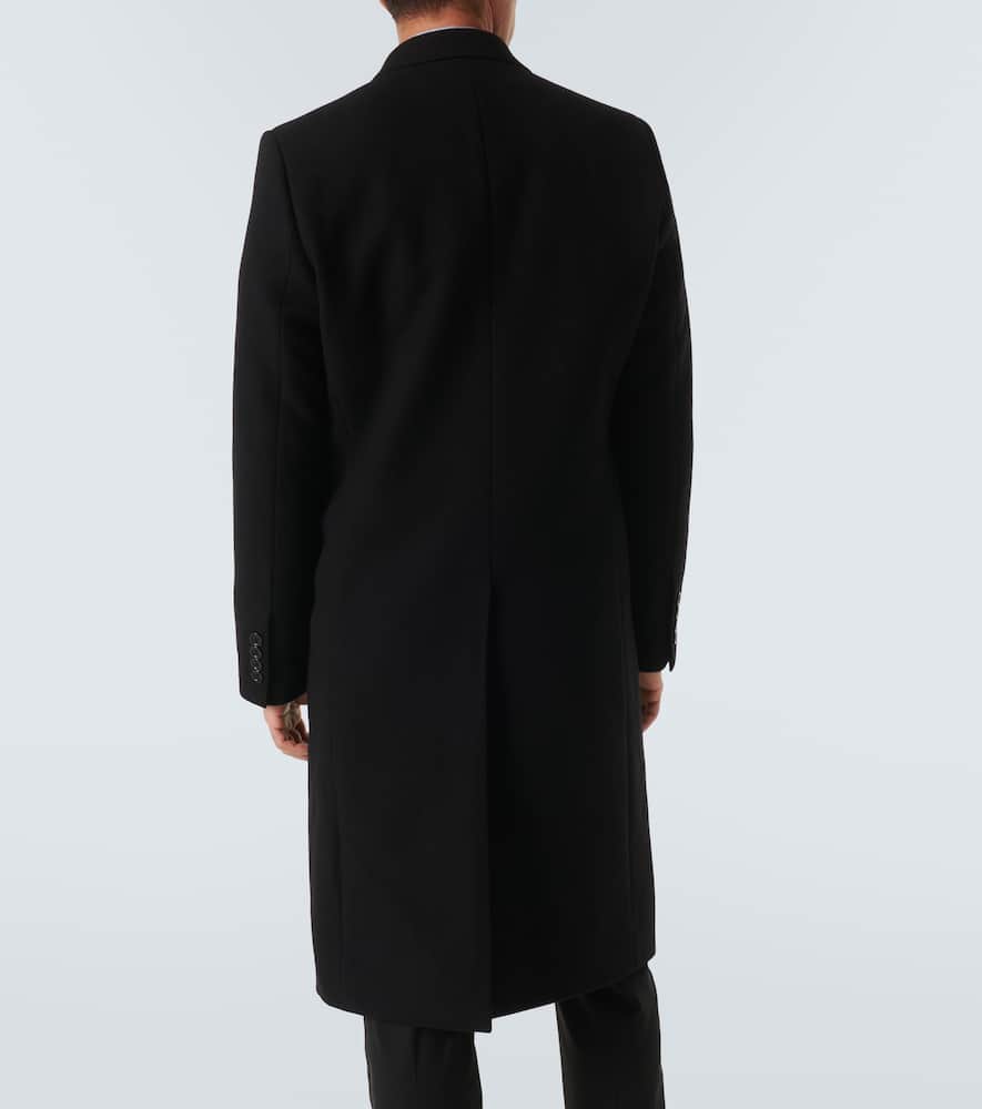 Wool-blend overcoat