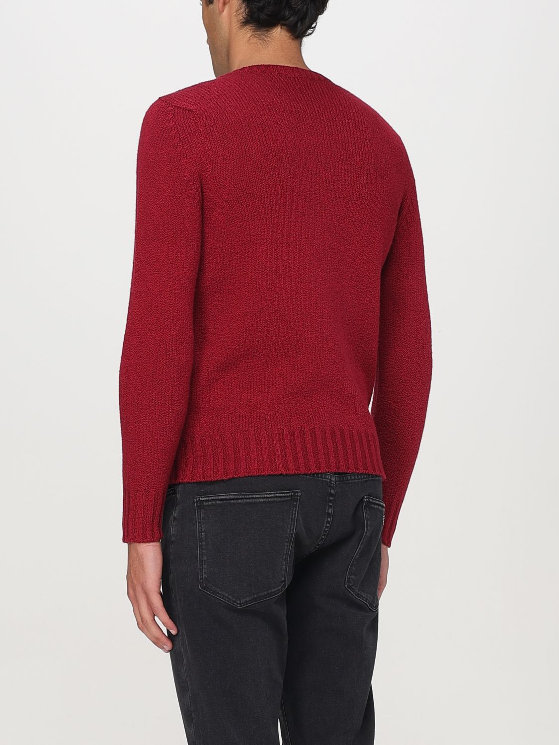 Sweater Men color Burgundy