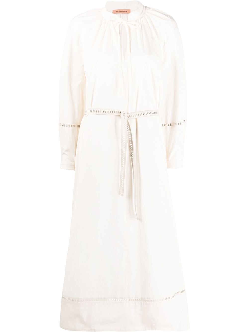 Long sleeve day dress - Neutrals