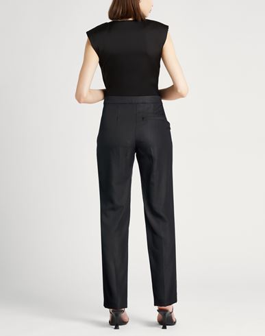 Woman Pants Black Size S Viscose, Wool, Mohair wool