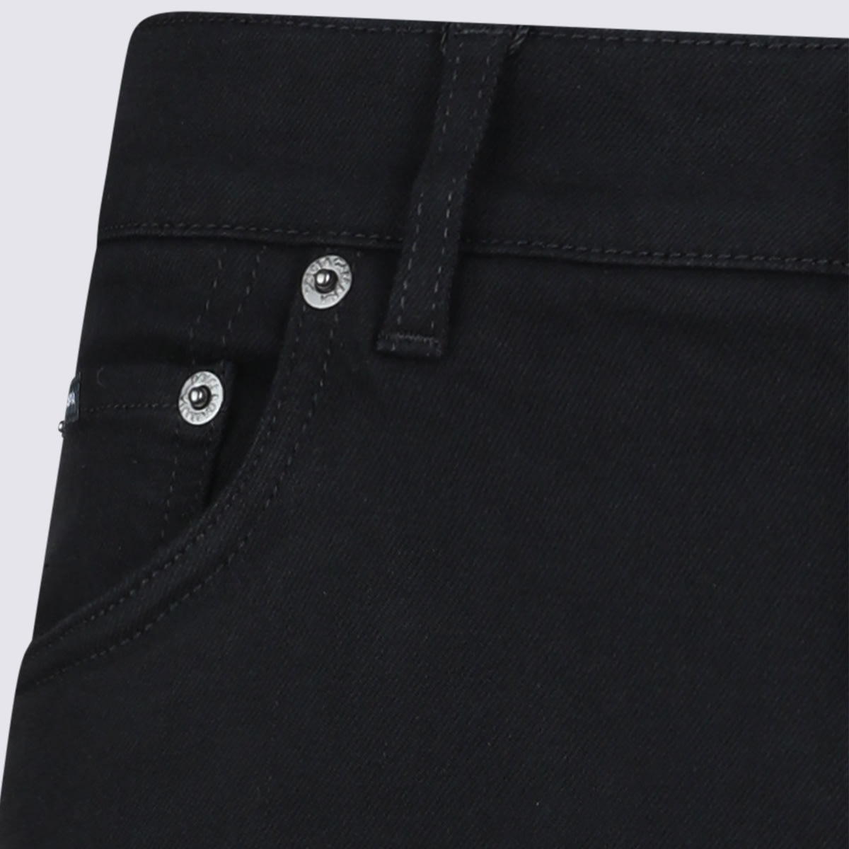 Black Cotton Jeans
