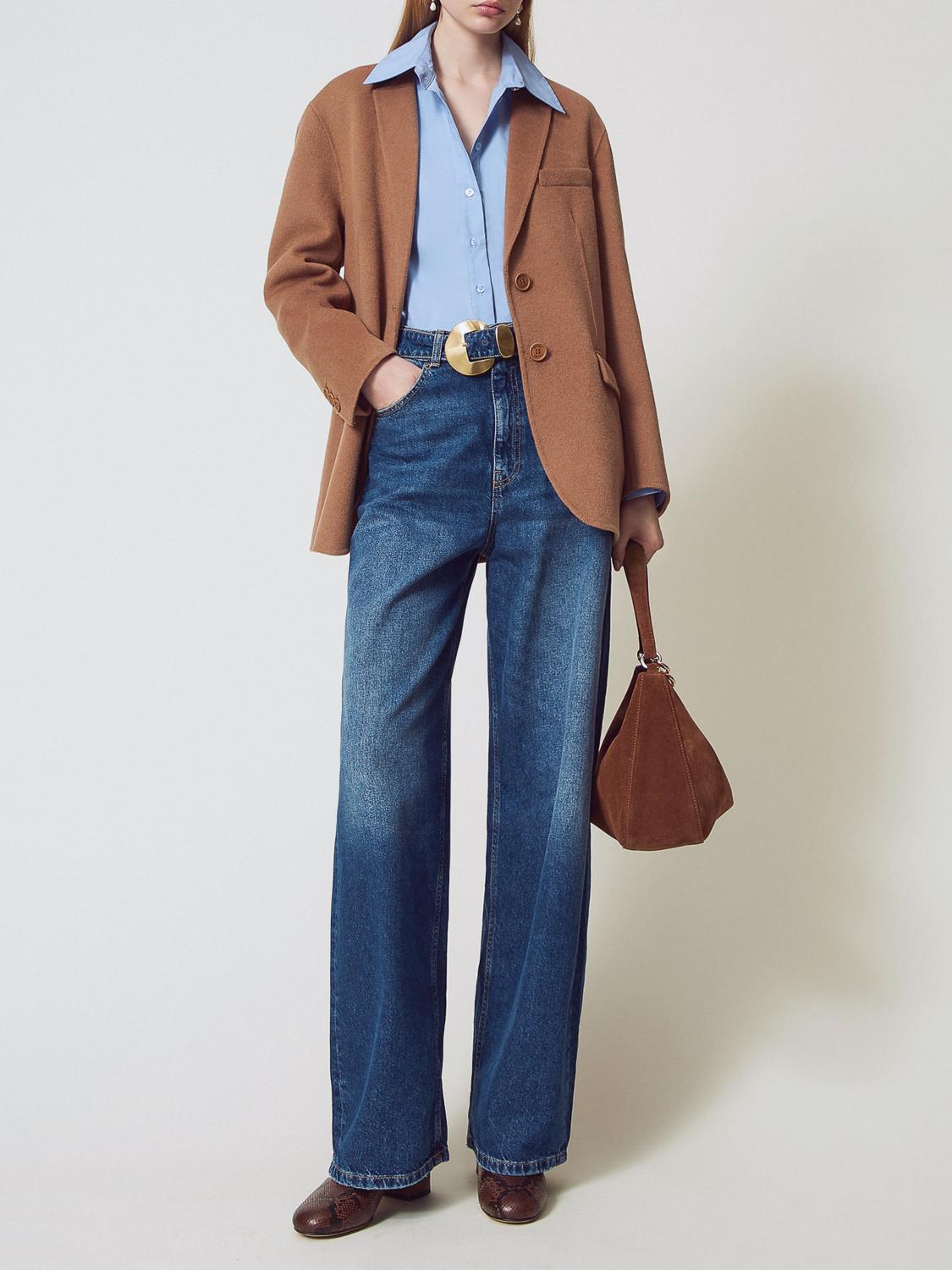 Jeans Woman color Denim