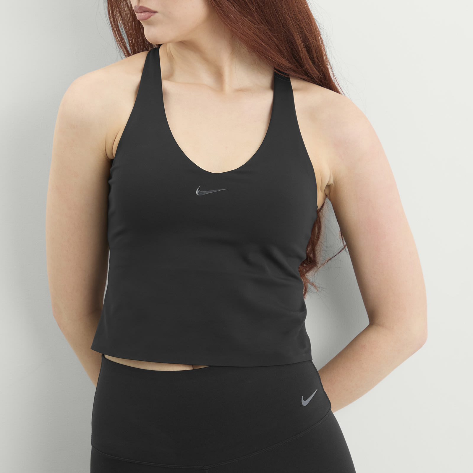 Women's Unvrsa Medium Support Sports Bra Tank in Black/Anthracite/Dk Smoke Grey