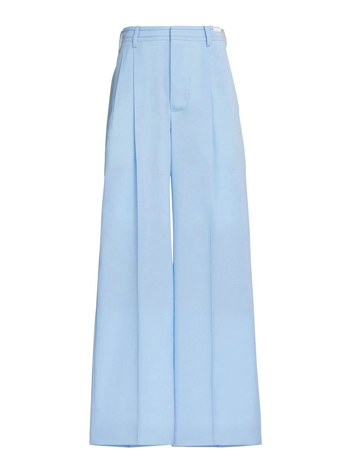 Wide leg tailored trousers