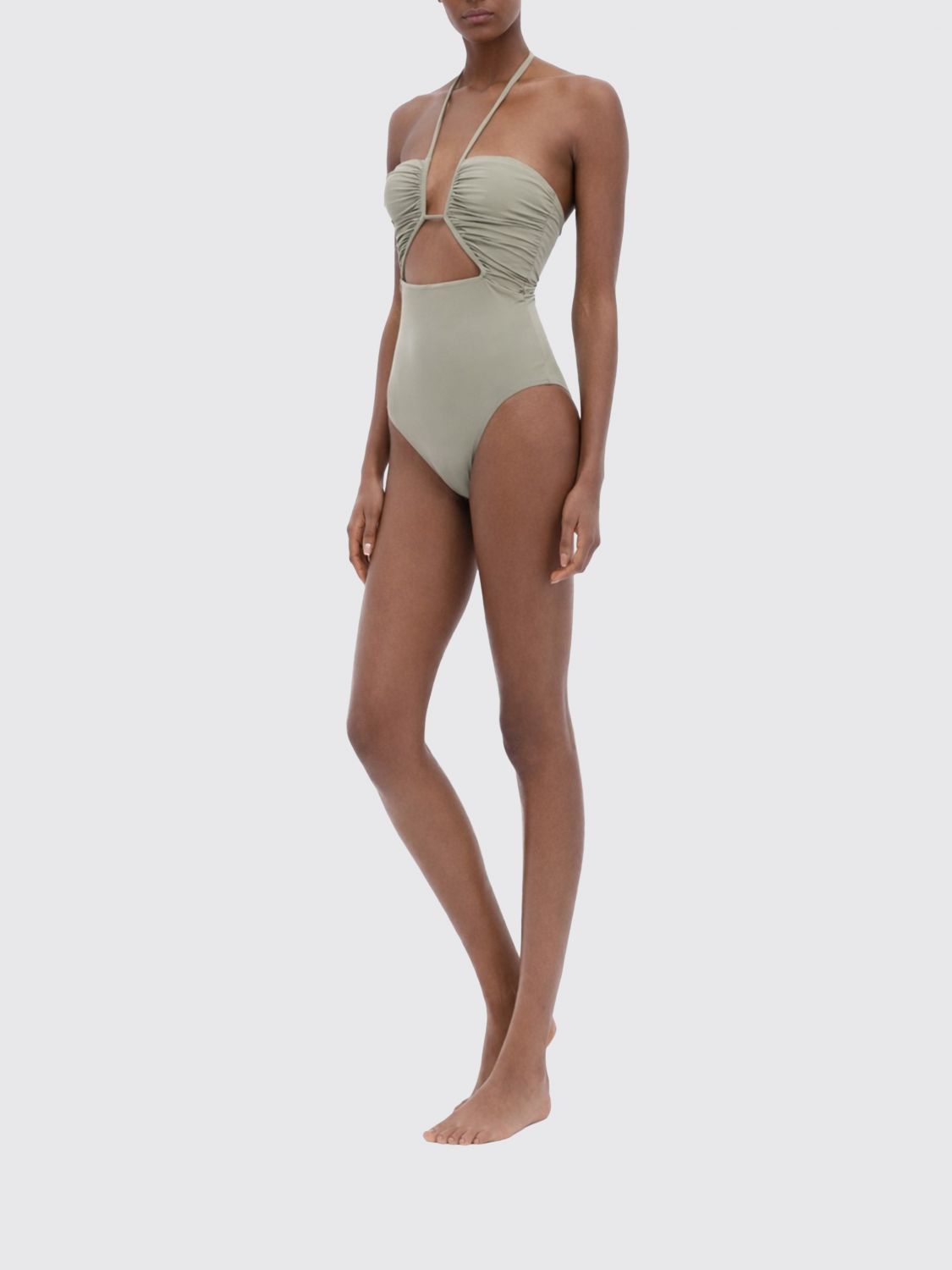 Swimsuit Woman color Grey