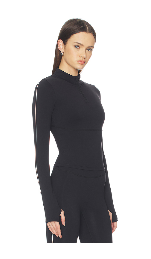 Astoria Half Zip Jacket in Black. L. Also in M, S