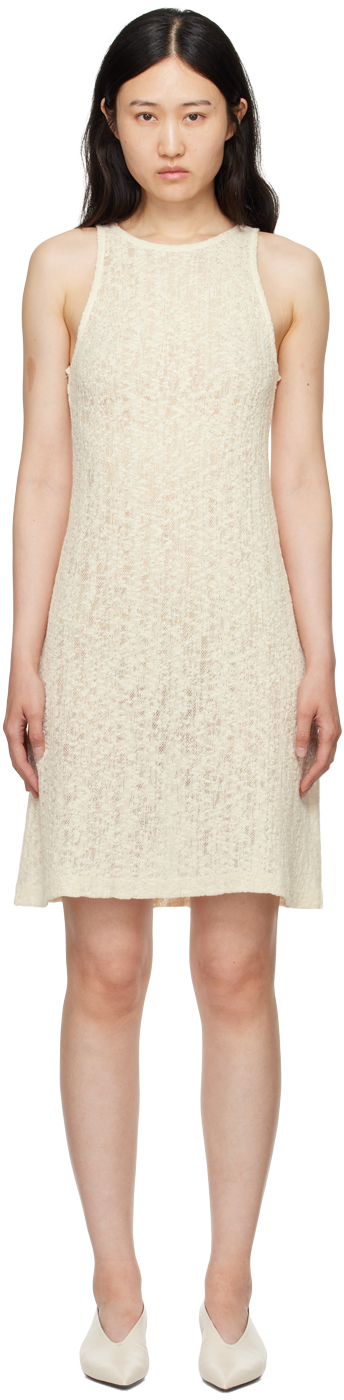 BITE Off-White Whisper Midi Dress
