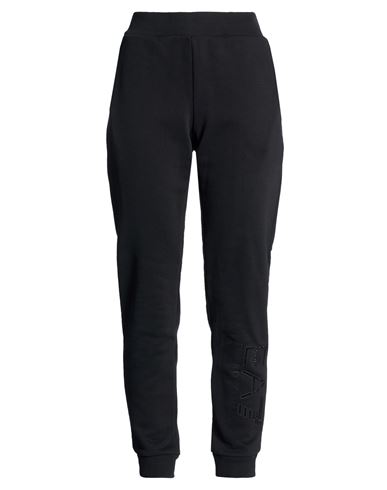 Woman Pants Black Size L Cotton, Polyester