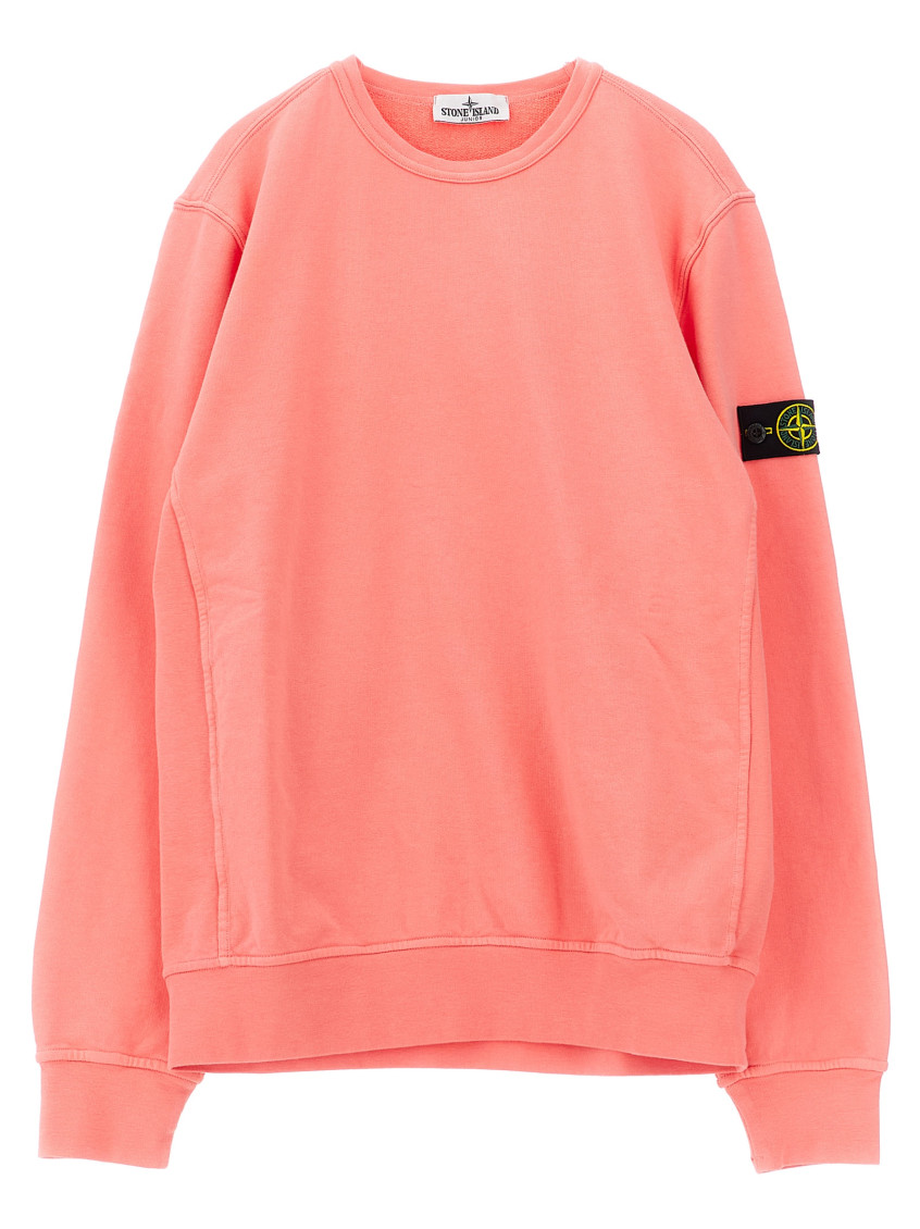 Boys Pink Round Neck Sweatshirt