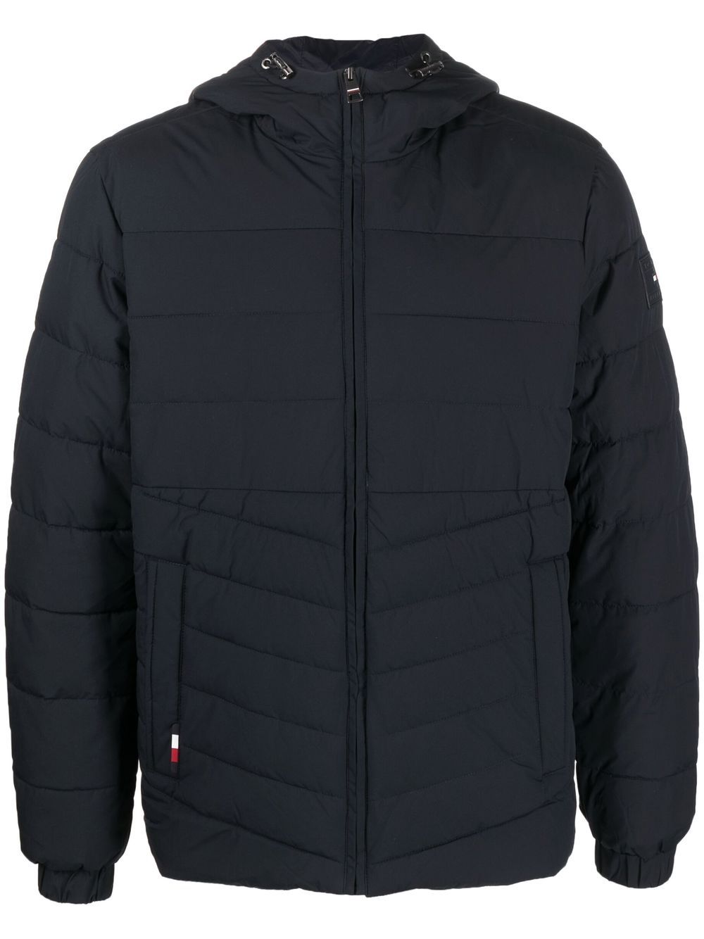 Padded hooded jacket - Blue