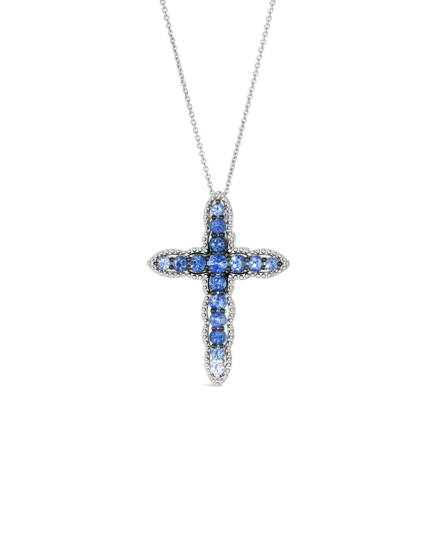 Denim Ombré® 14K 1.16 ct. tw. Sapphire Ombre Pendant