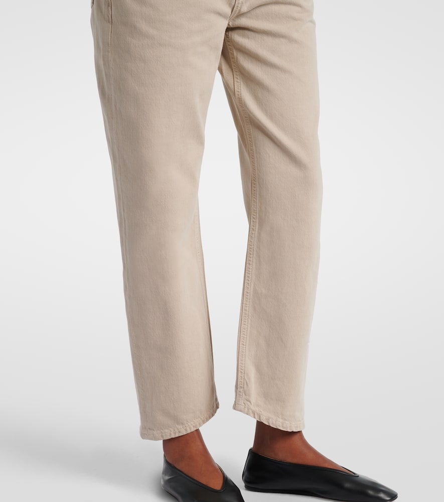 Dahlia low-rise barrel-leg jeans