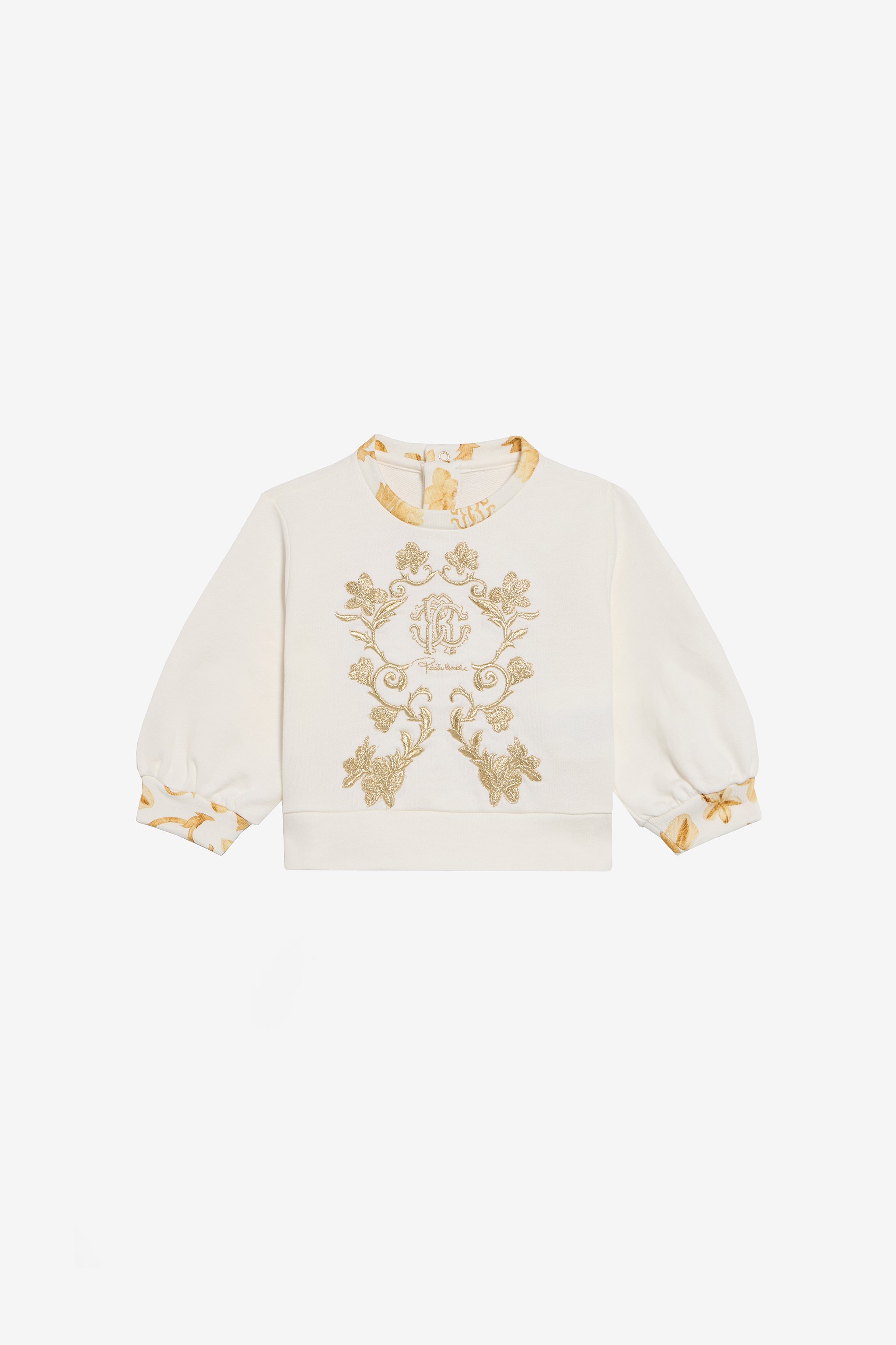 Ivory Cotton Sweatshirt