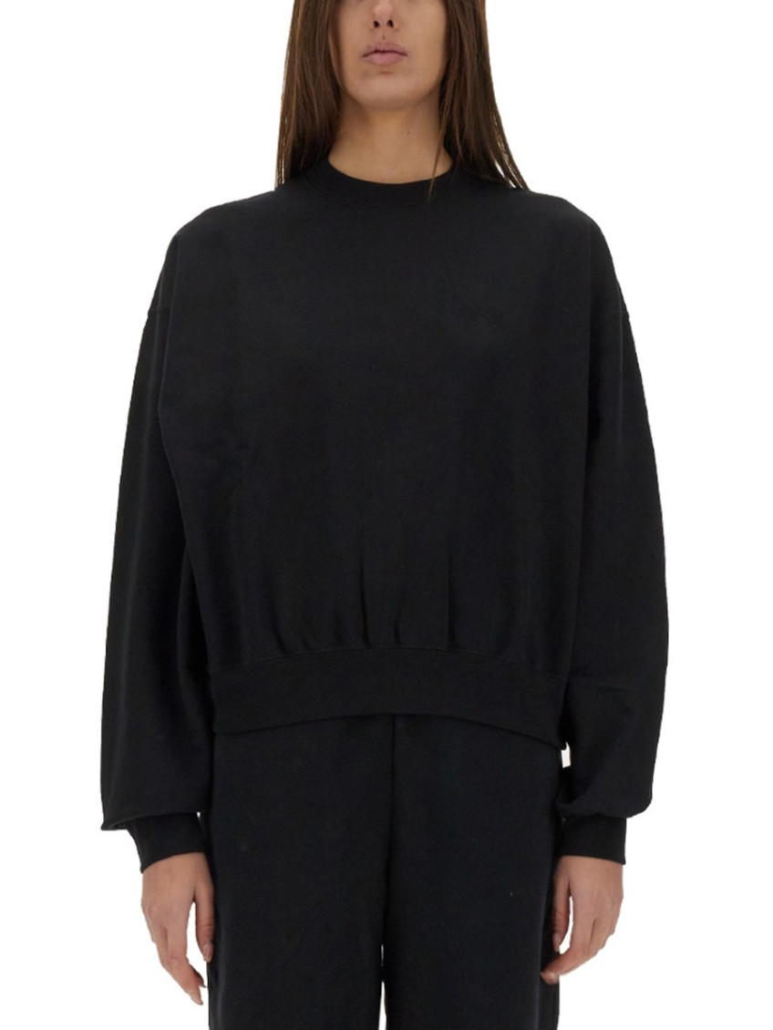 Y-3 - logo crew neck sweatshirt