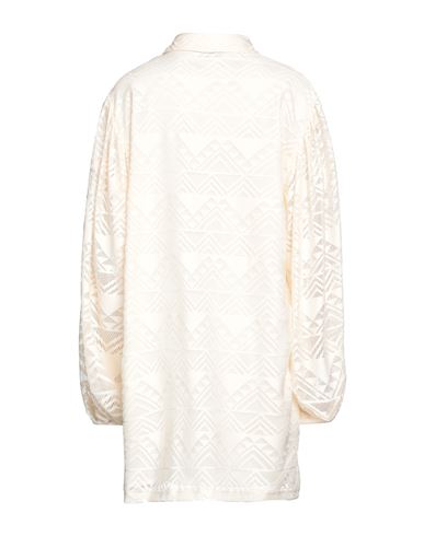 Woman Mini dress Ivory Size M Polyester