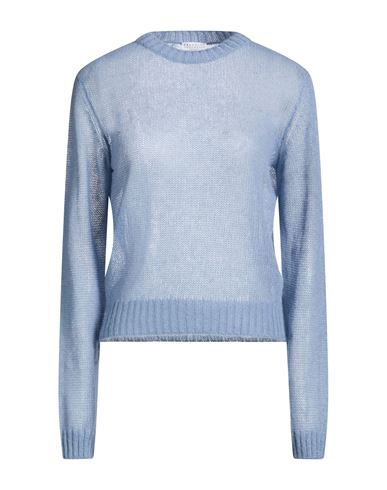 Woman Sweater Slate blue Size M Mohair wool, Polyamide, Wool