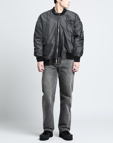 Man Jacket Charcoal Size 38 Polyamide