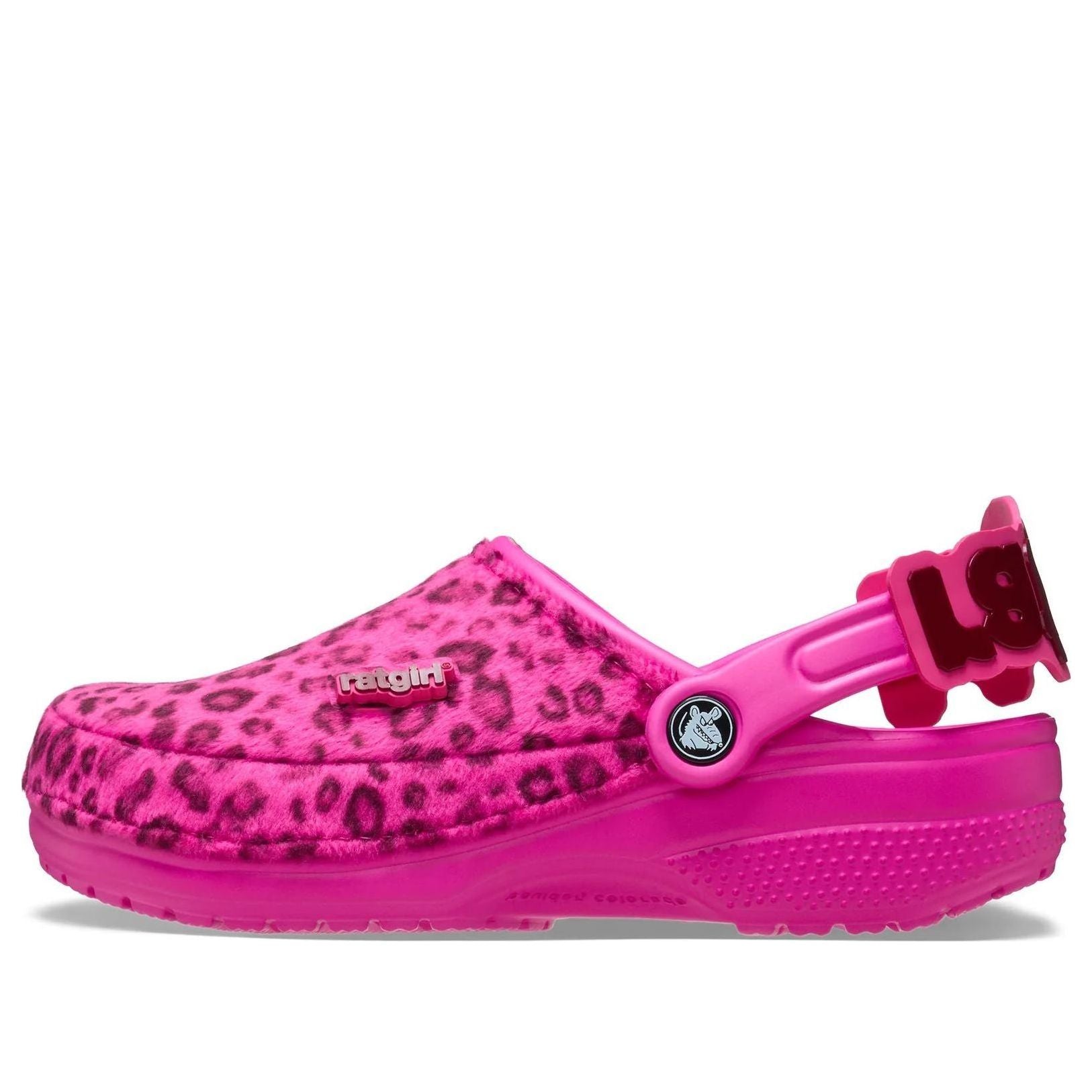 (WMNS) x Stray Rats Classic Clog 'Blurry Pink Leopard Print'