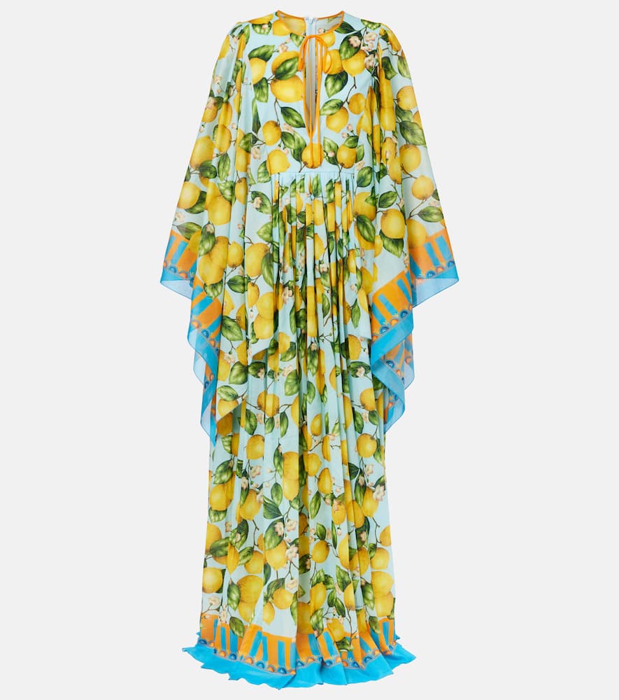 Taormina printed cotton kaftan