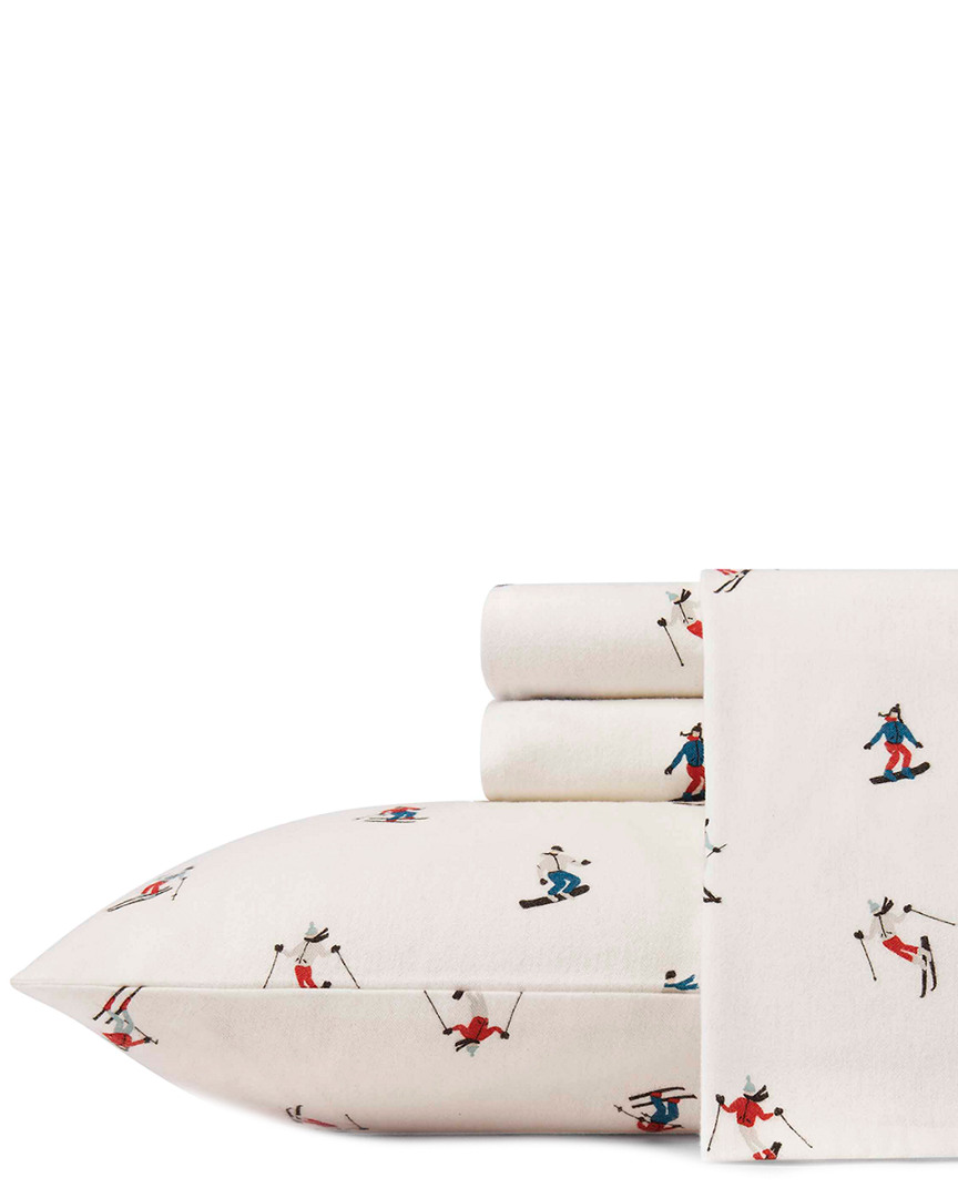 Ski Slope Flannel Sheet Set