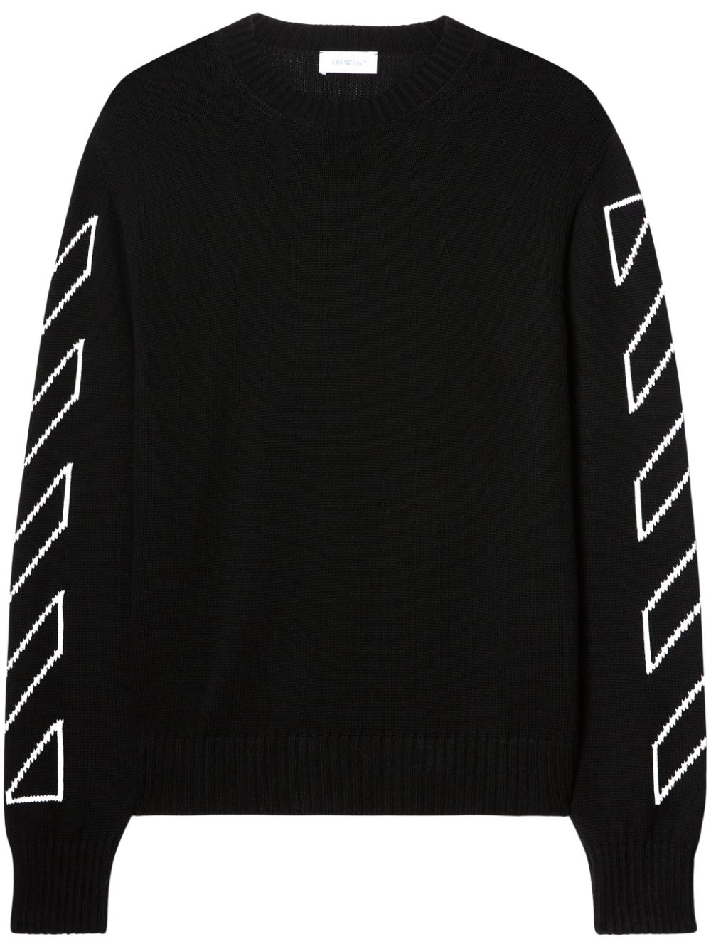 Diag Outline sweater - Black