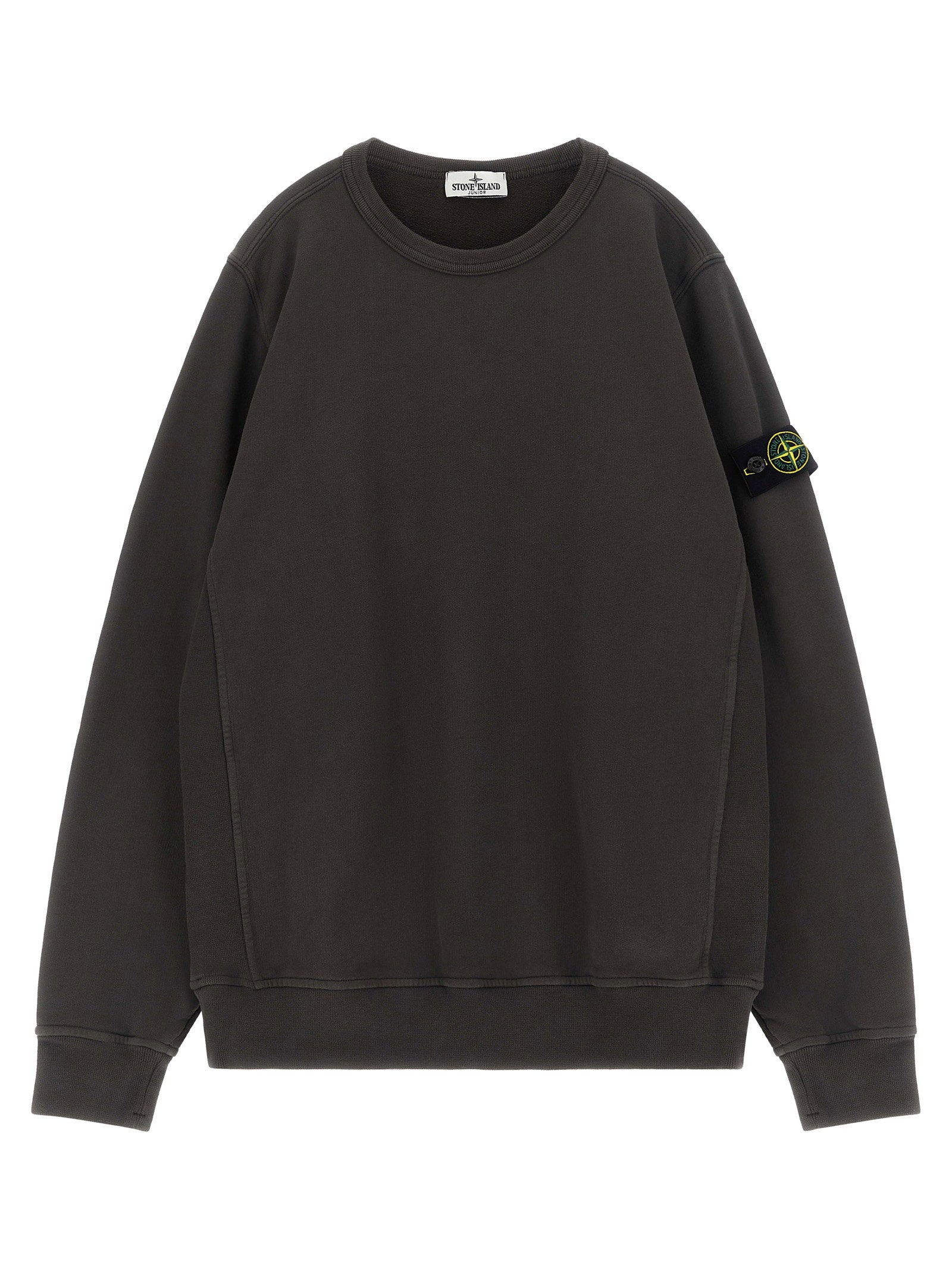 Badge Logo Sweatshirt — Anthracite Grey