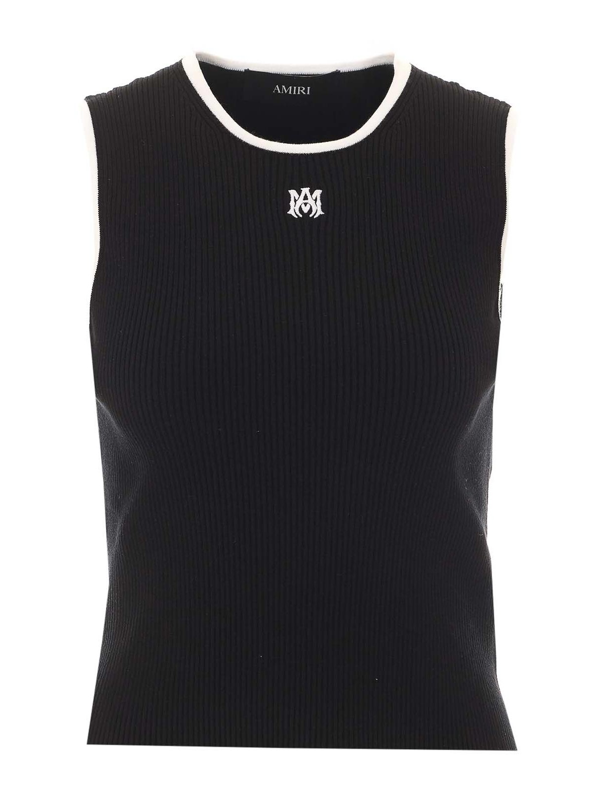 Black ma knit tank top