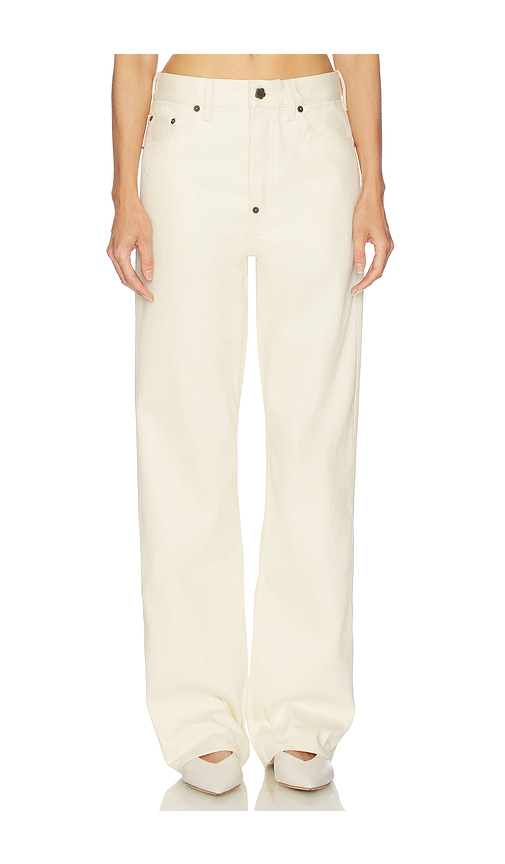 Kenzo Selvedge Undone Denim Pants in Undone White Denim. 27 also
