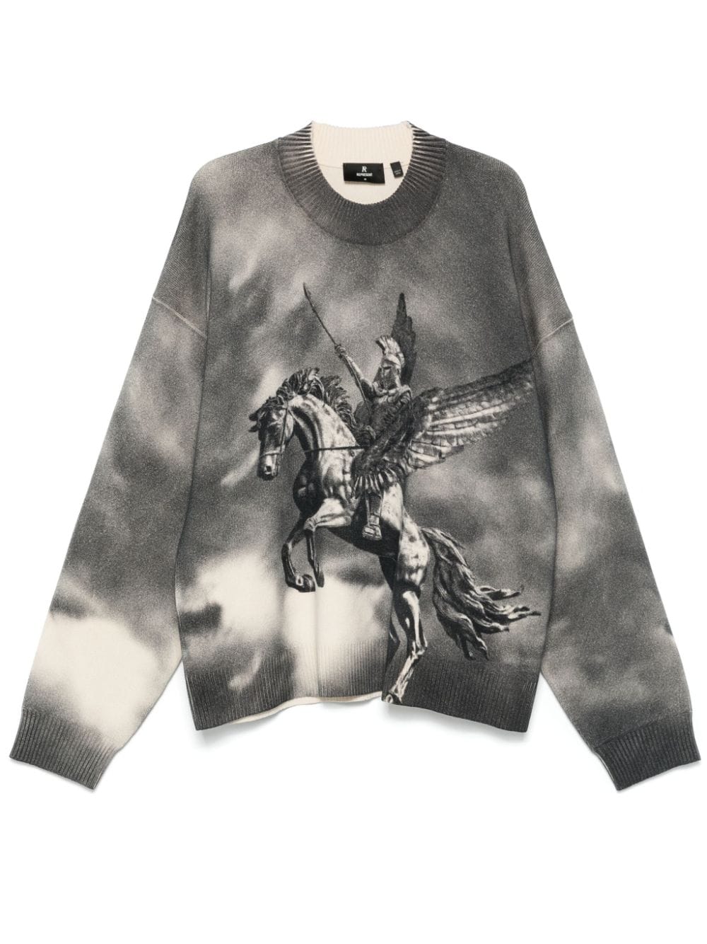 Mascot knit sweater - Grey