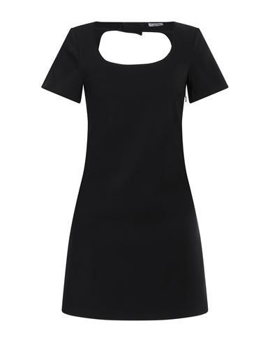 Patrizia Pepe Woman Mini dress Black Size 2 Polyester, Elastane
