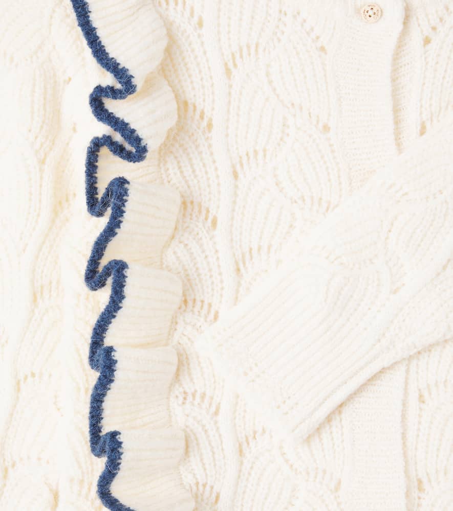 Viviana ruffled cardigan