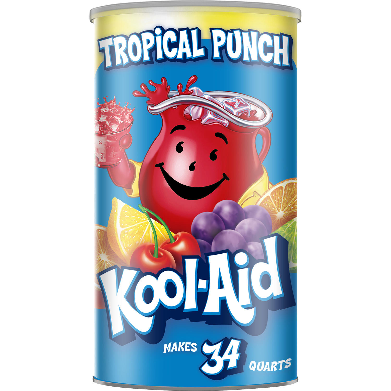 Sweetened Tropical Punch Powdered Drink Mix