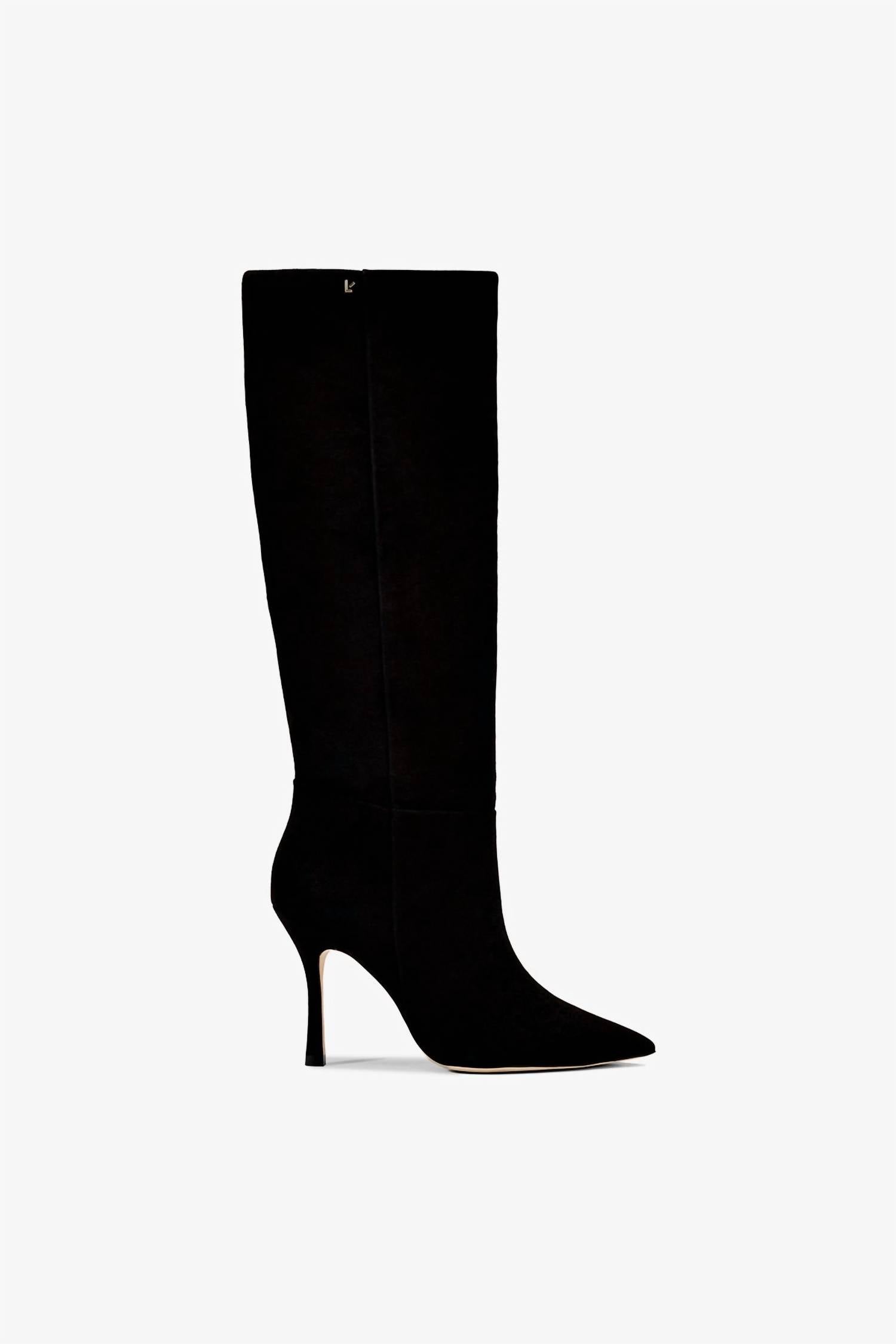 Women's Kate Hi Stiletto Pointed Toe Boots In Black