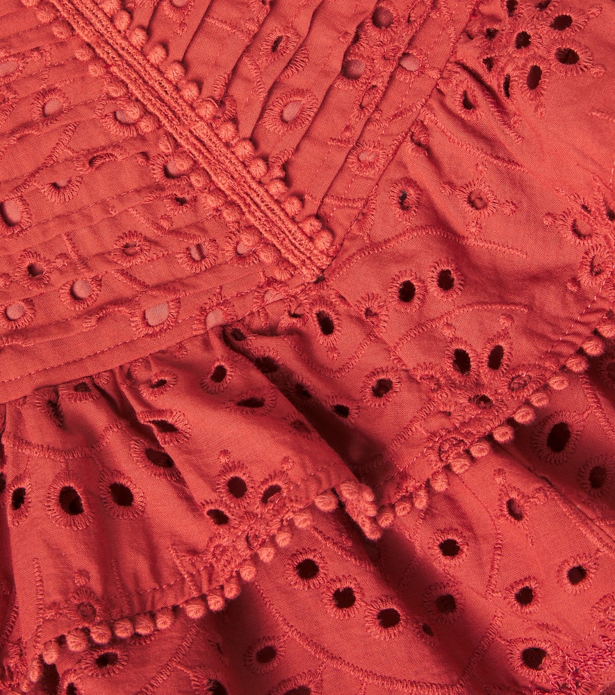 Alizee broderie anglaise cotton skirt