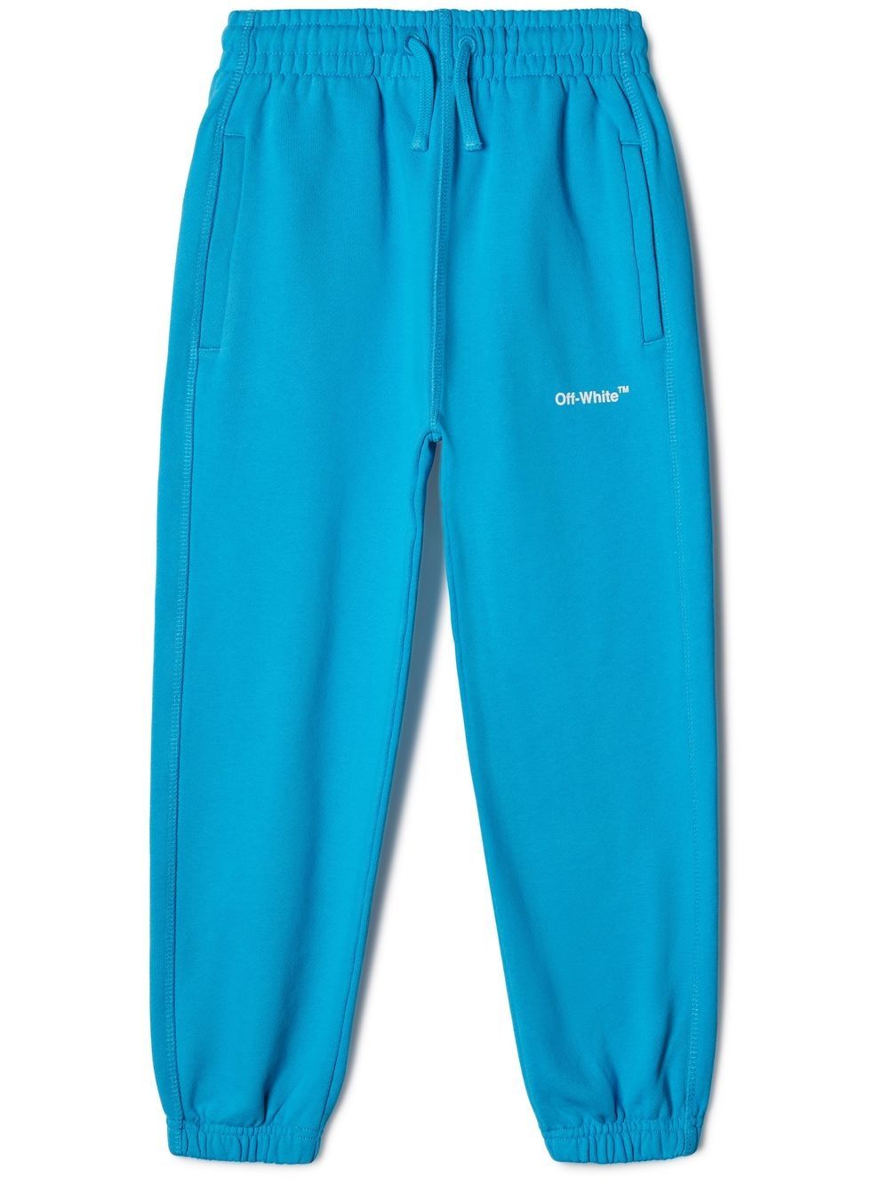Monster logo-print track pants - Blue