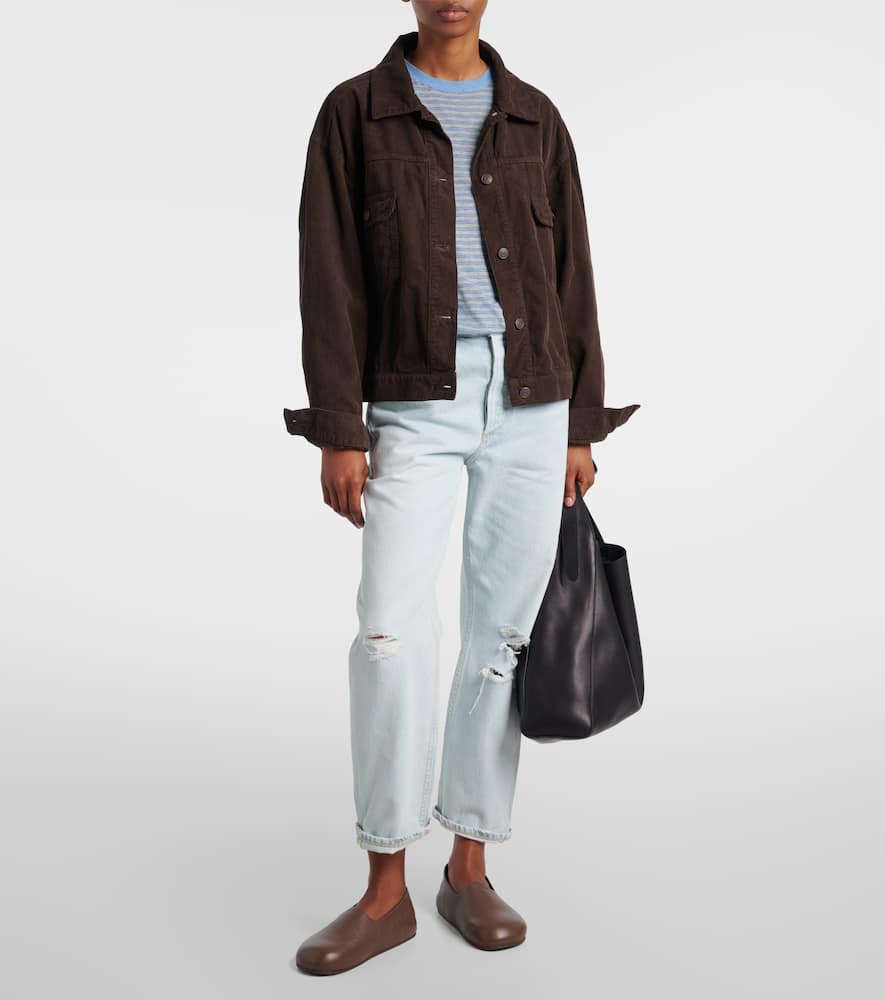 Citizens of Humanity Dahlia distressed low-rise wide-leg jeans
