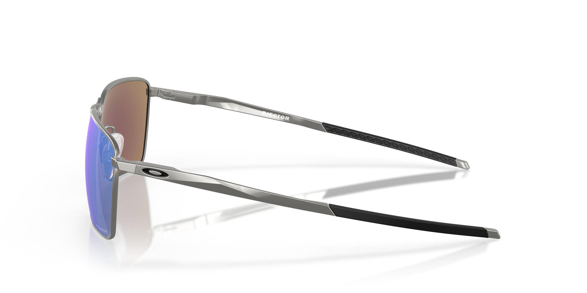 Oakley Man Oakley OO4142 EJECTOR 414204 Sunglasses Metal Silver Blue Squared Normal Priz
