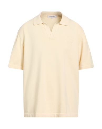 Maison Kitsuné Man Sweater Ivory Size L Cotton