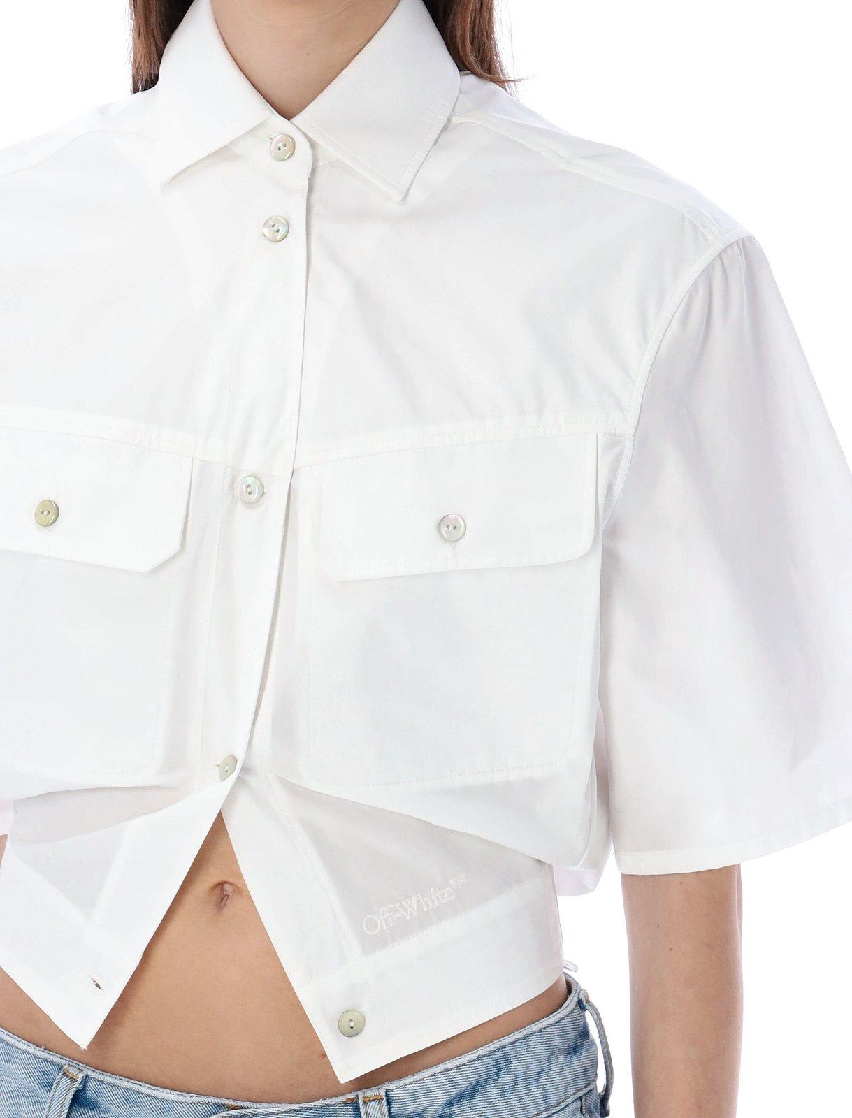 Toybox Poplin Cinched Ss Shirt