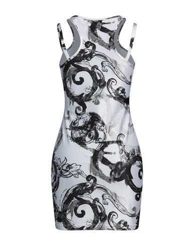 Versace Jeans Couture Woman Mini dress White Size L Polyester, Elastane