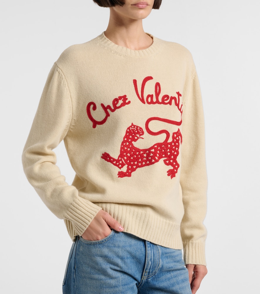 Chez virgin wool top