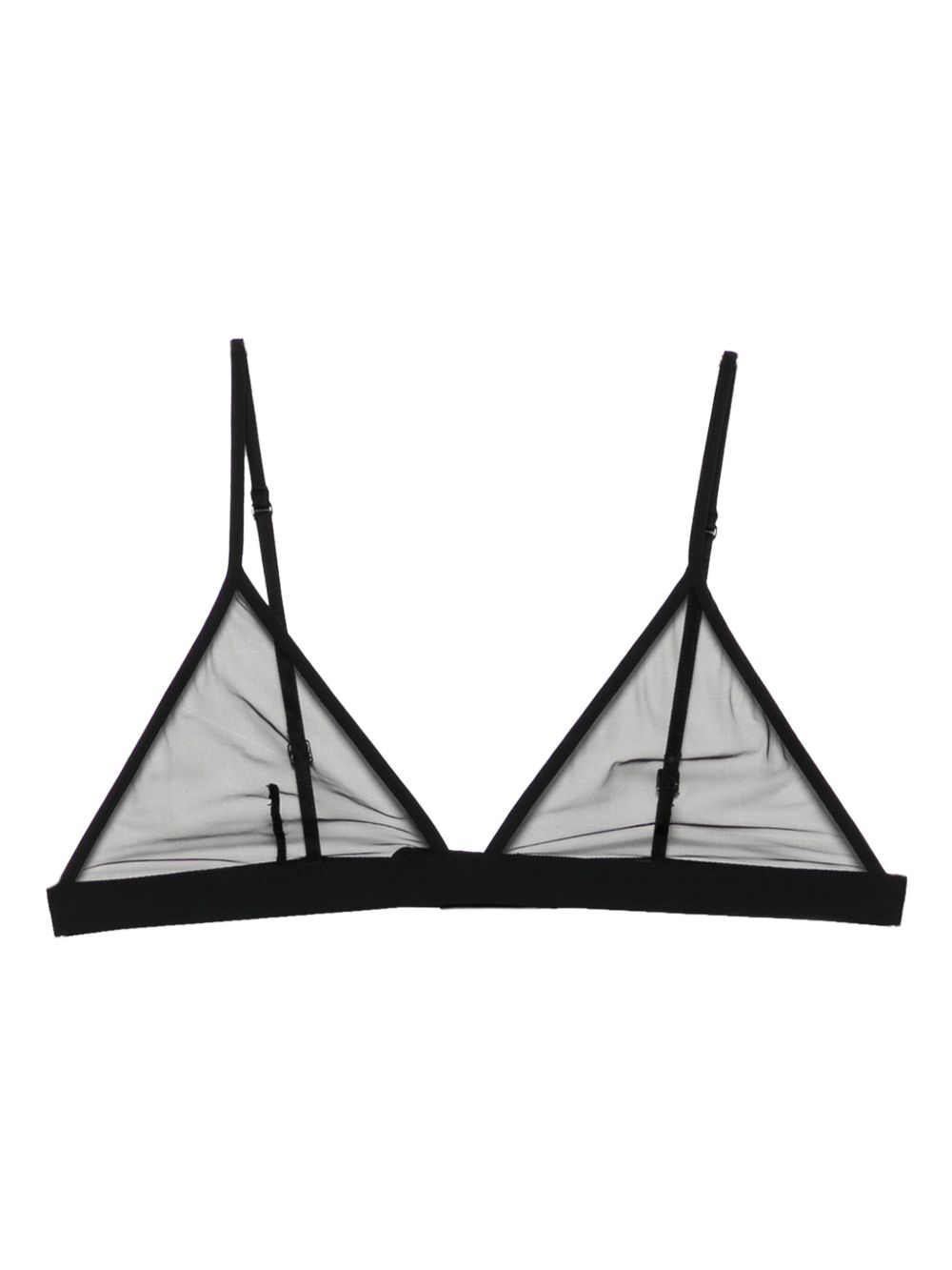 Pure Tentation triangle mesh bra - Black