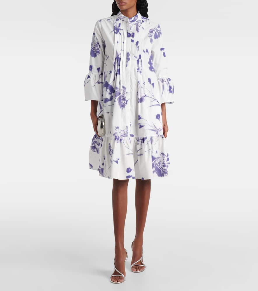 Floral cotton minidress