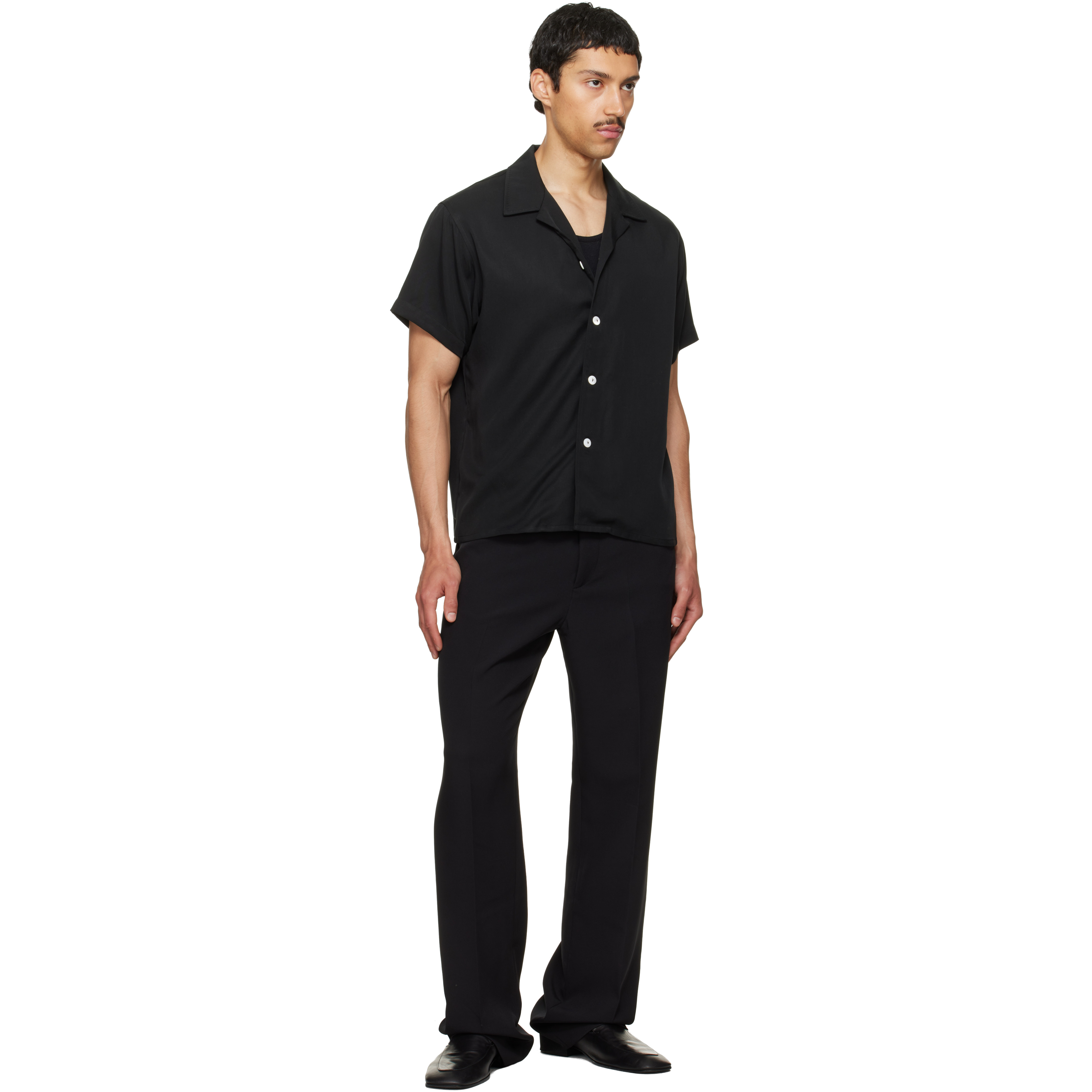 Black 'El Niño' Slim Trousers