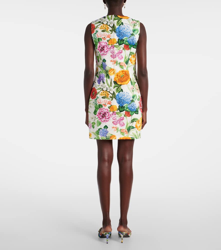 Floral cotton minidress